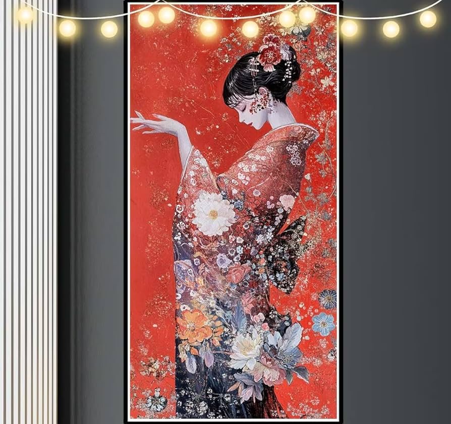 絵画 jamping Amazon.com: Japan Diamond Art Kits for Adults, Large Diamond